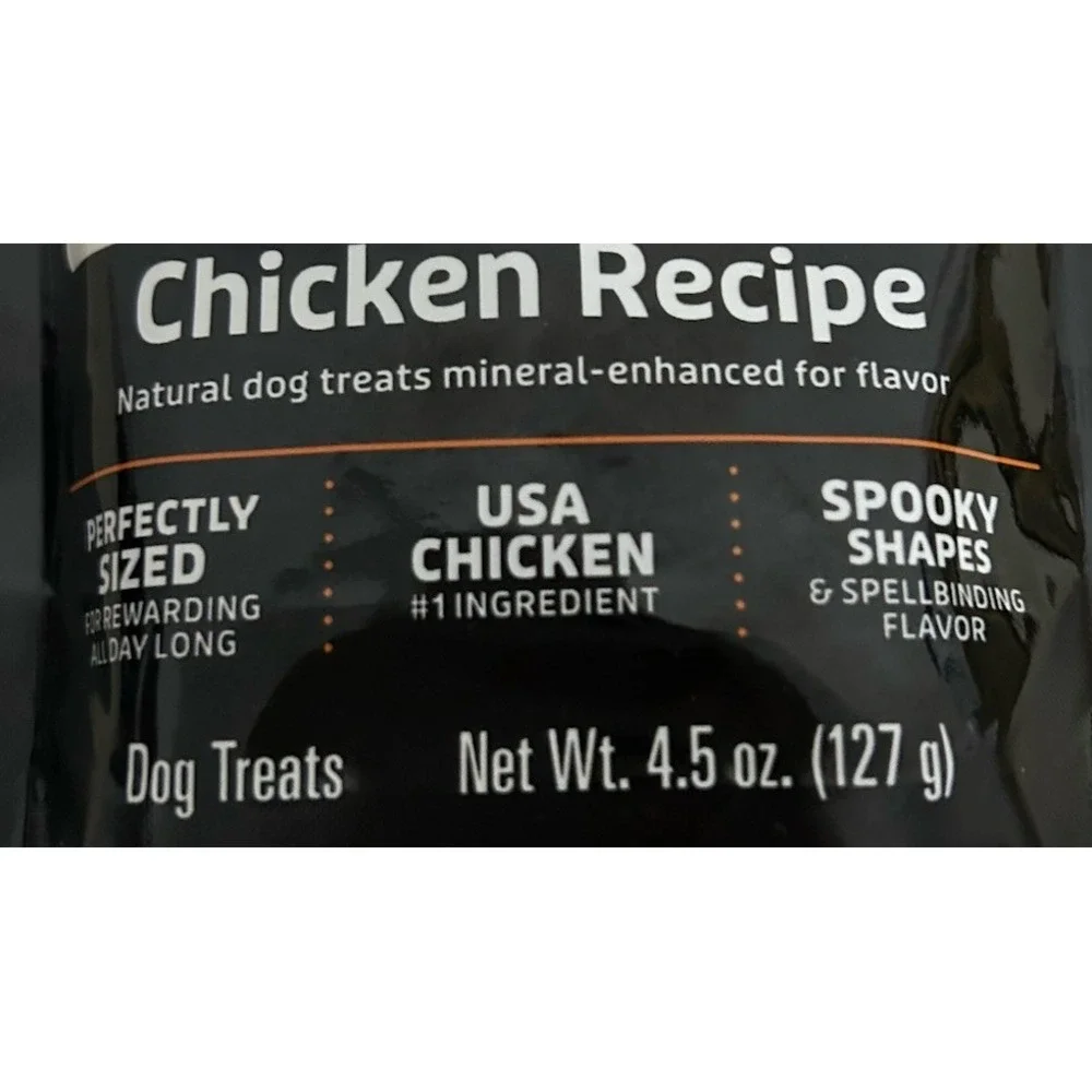 Blue Buffalo Boo Bits Soft & Chewy Dog Treats Chicken Recipe 4.5-Oz FOUR Bags